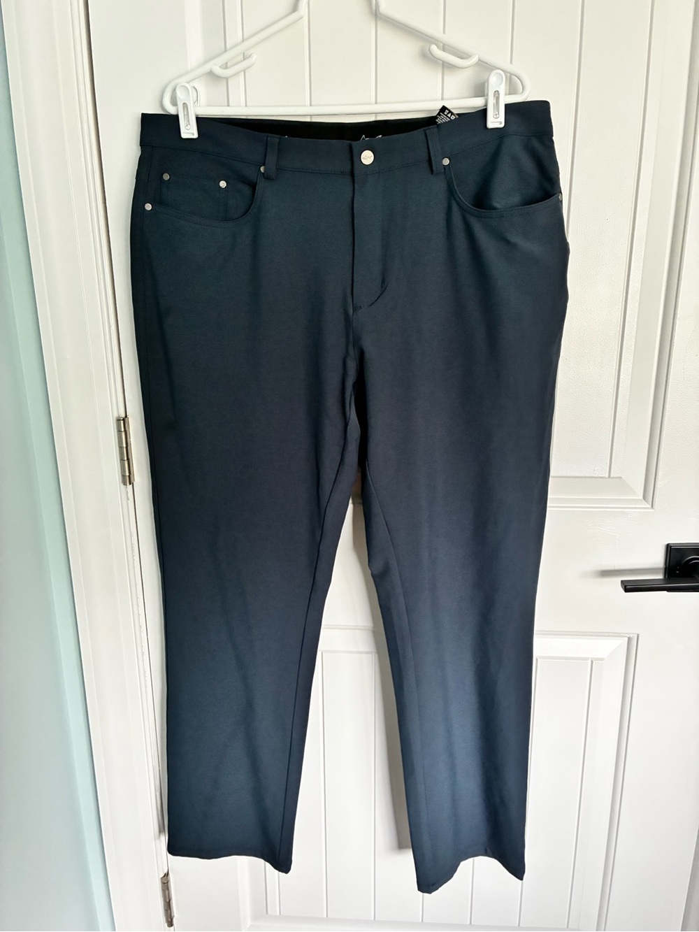 Greg Norman Collection Men's Dark Navy Stretch Dress Pants